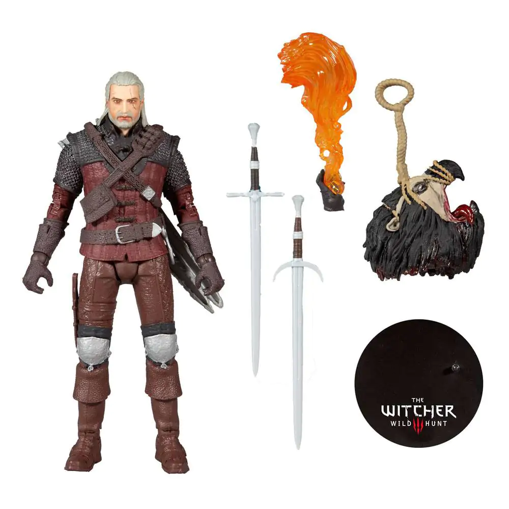 The Witcher 3: Wild Hunt akcijska figura Geralt of Rivia (Wolf Armor) 18 cm fotografija proizvoda