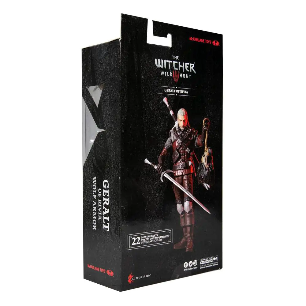 The Witcher 3: Wild Hunt akcijska figura Geralt of Rivia (Wolf Armor) 18 cm fotografija proizvoda