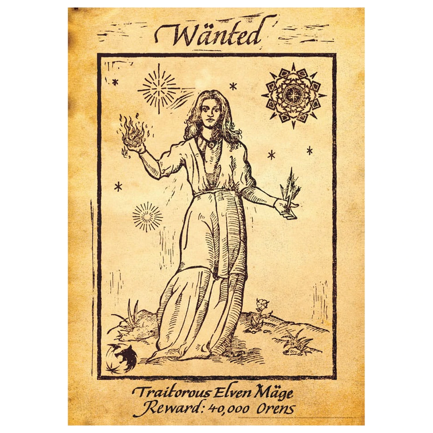 The Witcher Art Print ograničeno izdanje 42 x 30 cm fotografija proizvoda