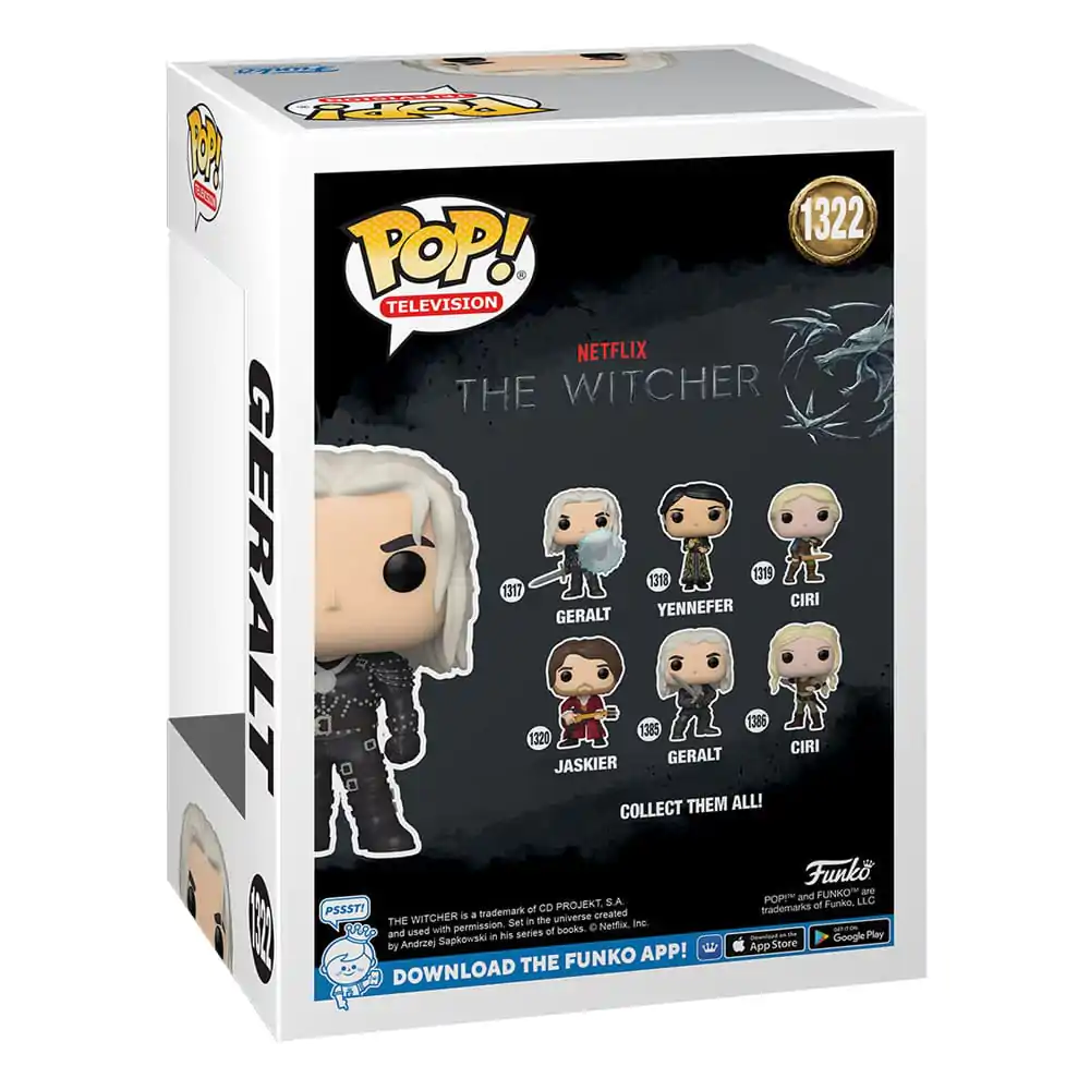The Witcher POP! TV Vinilna Figura Geralt s mačem (GW) 9 cm fotografija proizvoda
