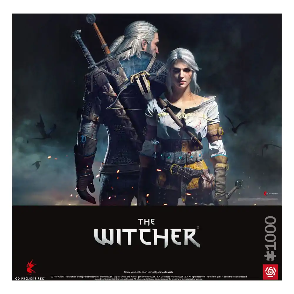 The Witcher Gaming Puzzle Geralt & Ciri (1000 dijelova) fotografija proizvoda