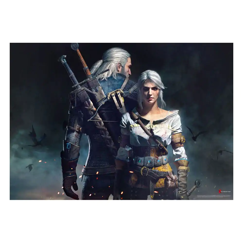 The Witcher Gaming Puzzle Geralt & Ciri (1000 dijelova) fotografija proizvoda