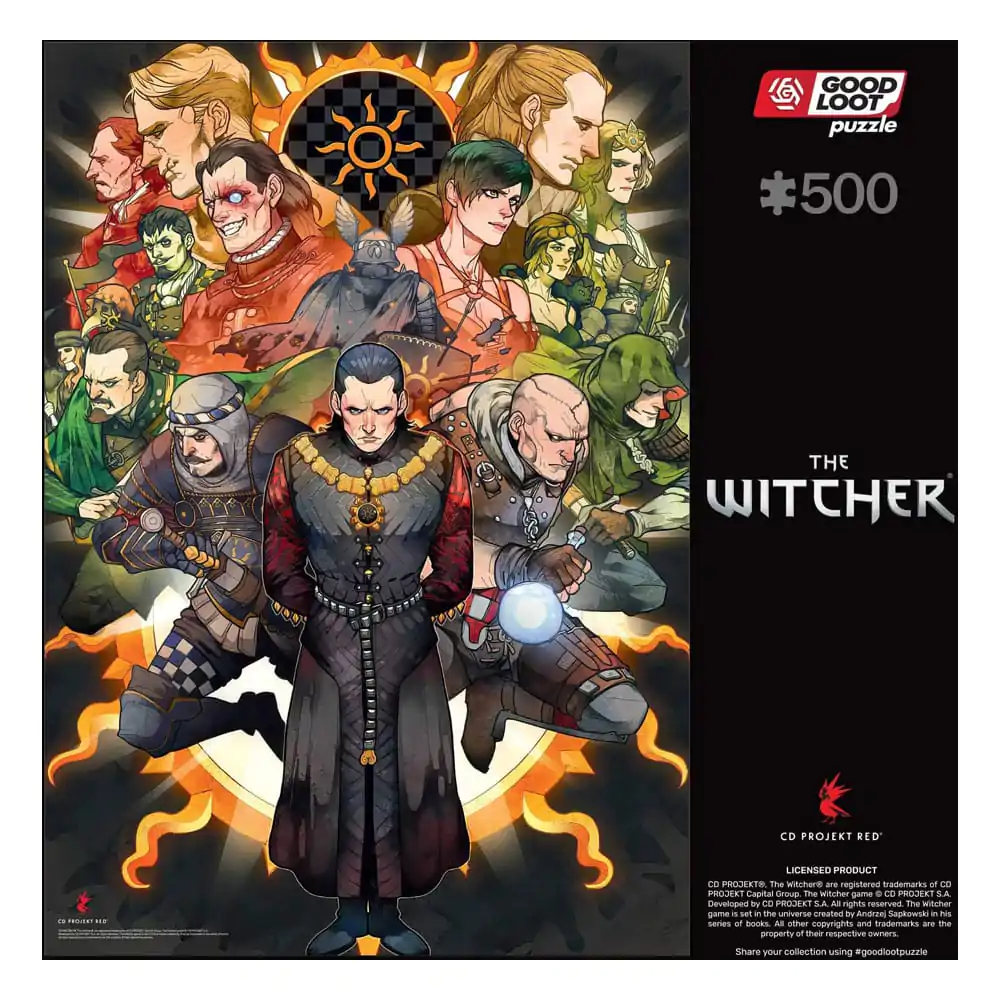 The Witcher Gaming Puzzle Nilfgaard (500 dijelova) fotografija proizvoda