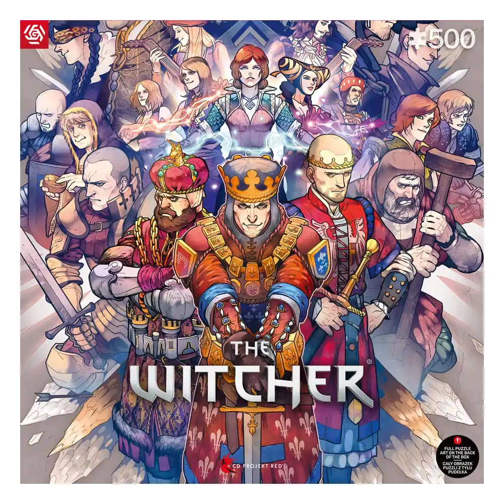 The Witcher Gaming Puzzle Sjeverna Kraljevstva (500 dijelova) fotografija proizvoda