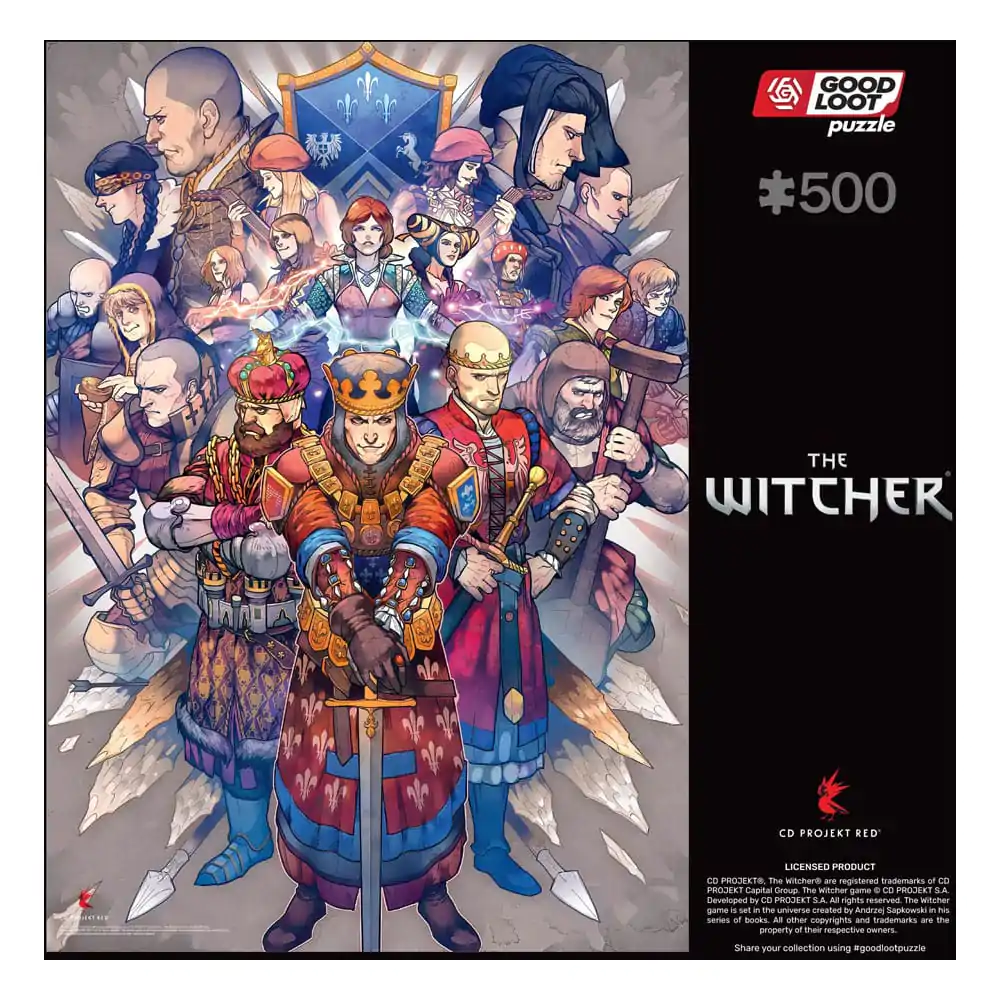 The Witcher Gaming Puzzle Sjeverna Kraljevstva (500 dijelova) fotografija proizvoda