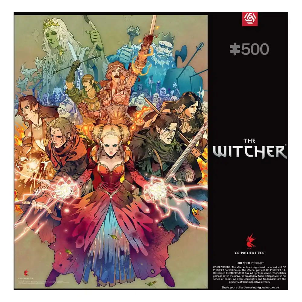 The Witcher Gaming Puzzle Scoia'tael (500 dijelova) fotografija proizvoda