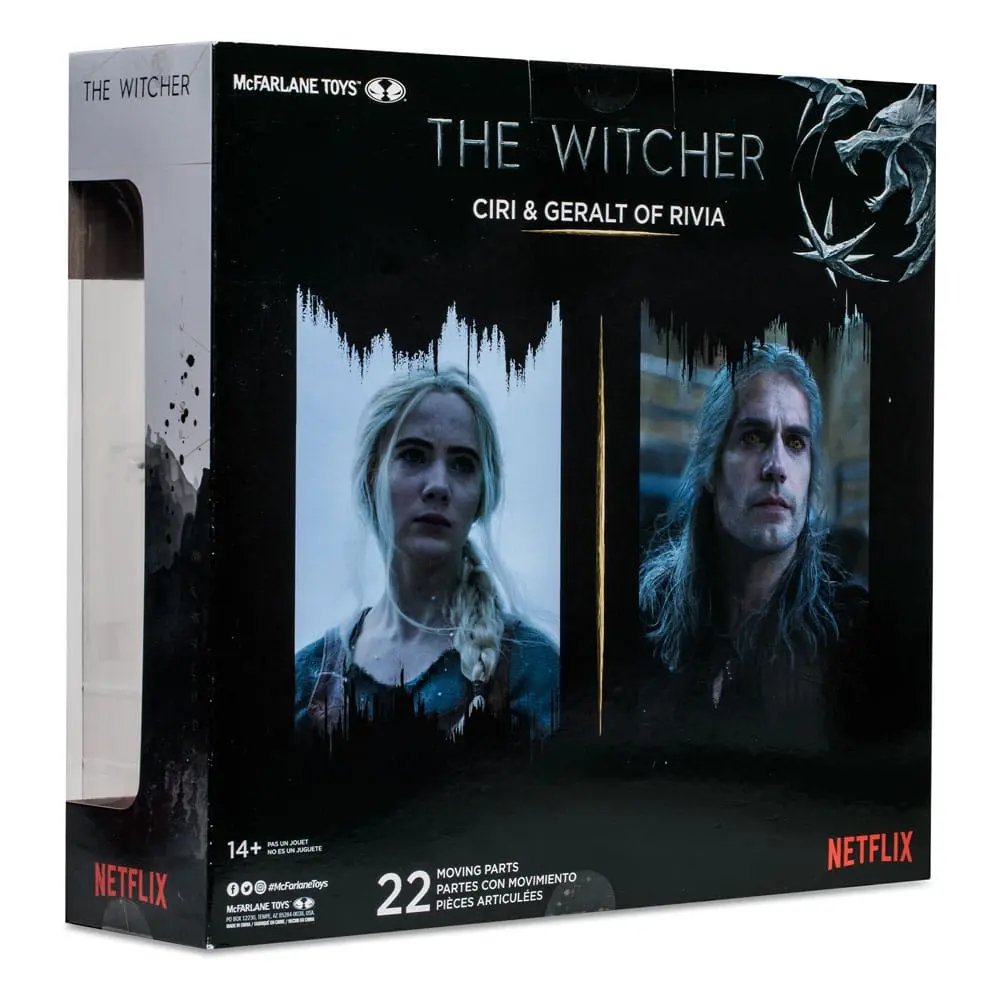 The Witcher akcijska figura Geralt and Ciri (Netflix Season 3) 18 cm fotografija proizvoda
