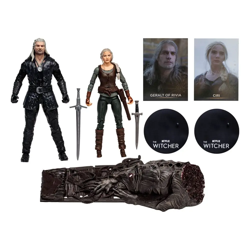 The Witcher akcijska figura Geralt and Ciri (Netflix Season 3) 18 cm fotografija proizvoda