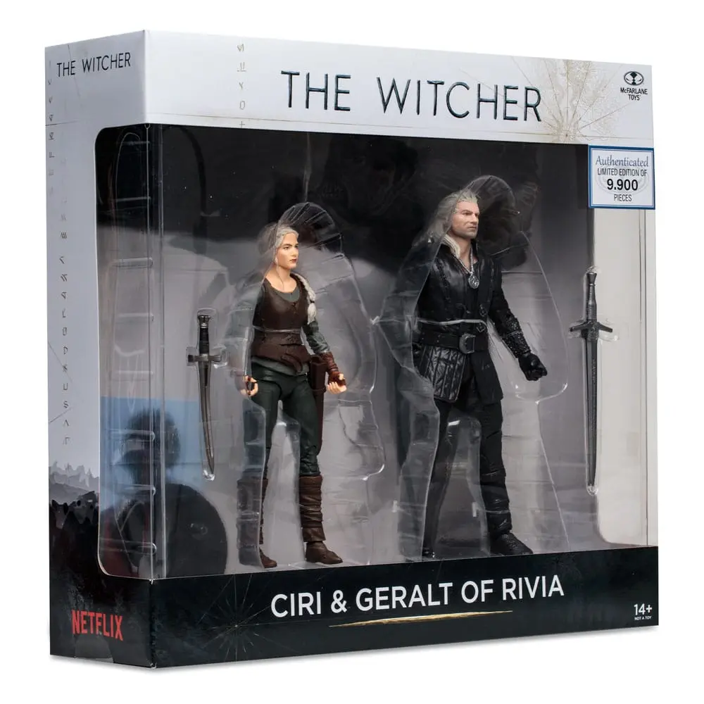 The Witcher akcijska figura Geralt and Ciri (Netflix Season 3) 18 cm fotografija proizvoda