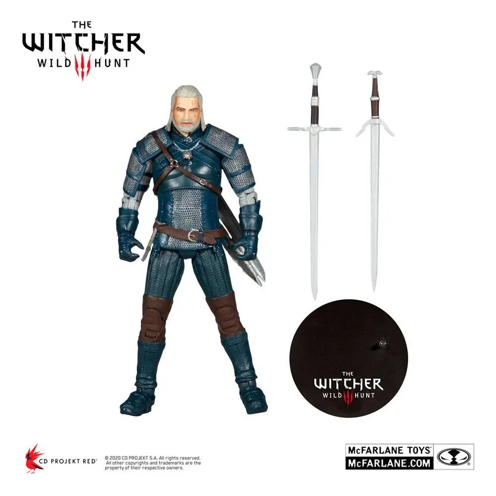 The Witcher akcijska figura Geralt of Rivia (Viper Armor: Teal Dye) 18 cm fotografija proizvoda
