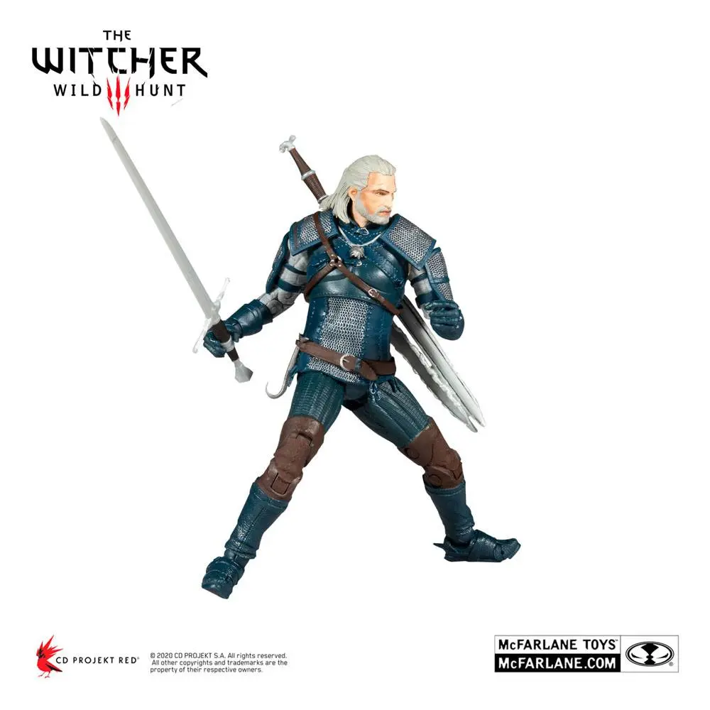 The Witcher akcijska figura Geralt of Rivia (Viper Armor: Teal Dye) 18 cm fotografija proizvoda