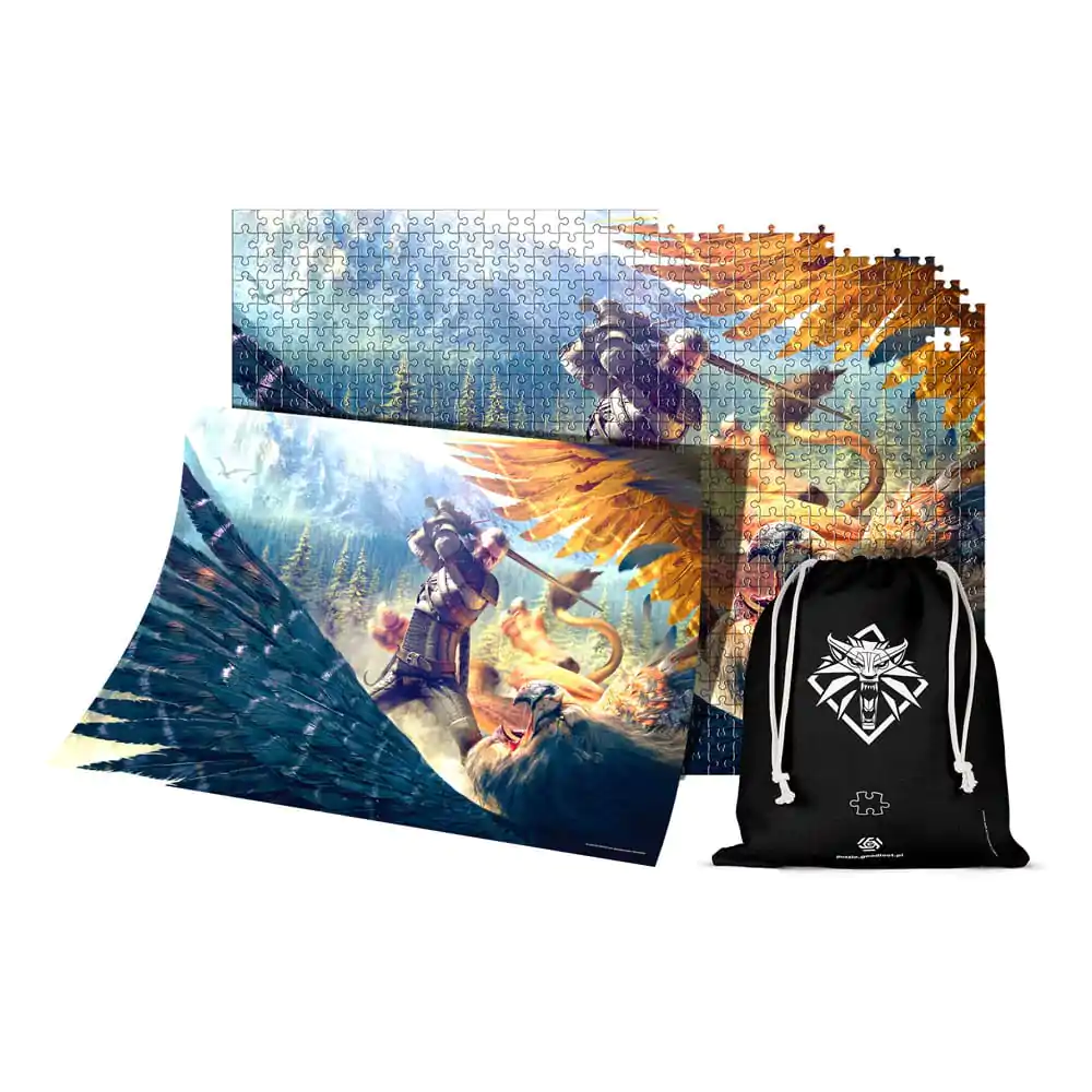 The Witcher Premium Puzzle Borba s Grifonom (1000 komada) fotografija proizvoda