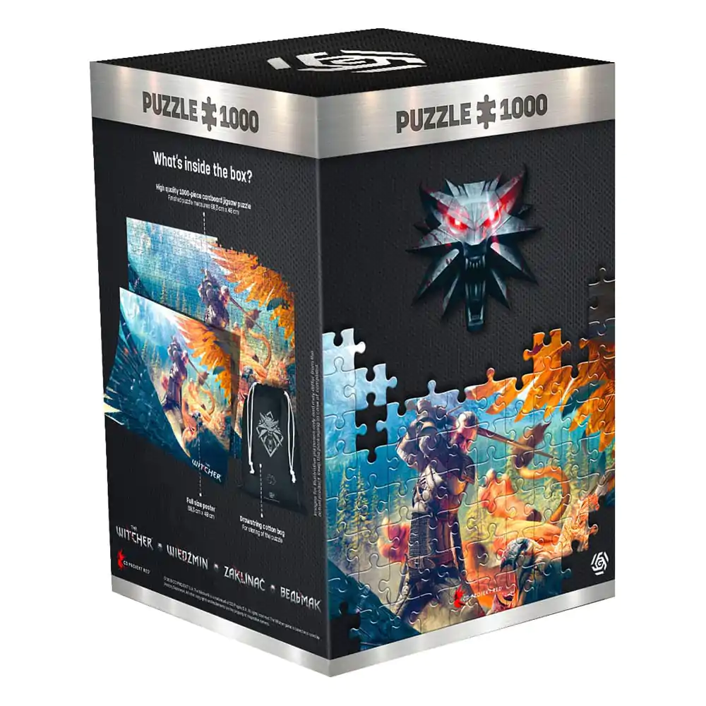 The Witcher Premium Puzzle Borba s Grifonom (1000 komada) fotografija proizvoda