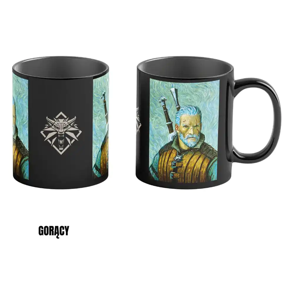 The Witcher III: Wild Hunt Game Art Chronicles Heat Change šalica Geralt inspirirana Vincentom van Goghom 450 ml fotografija proizvoda