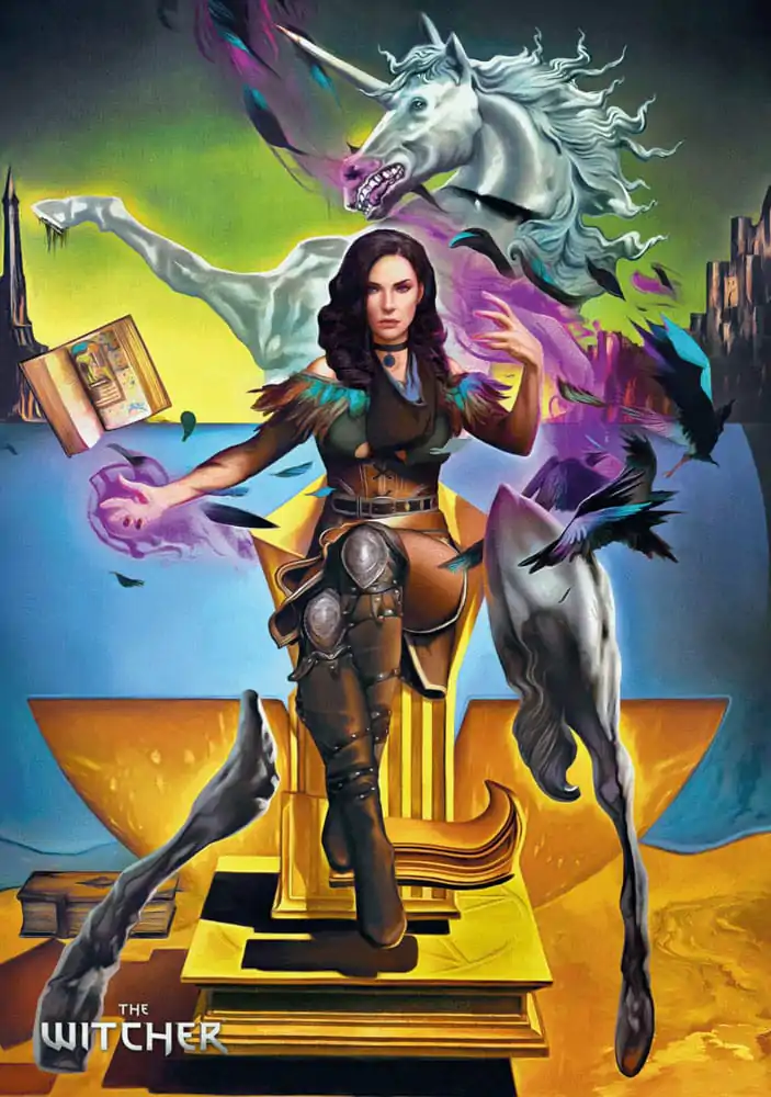 The Witcher III: Wild Hunt Game Art Chronicles Puzzle Yennefer inspiriran od strane Salvador Dali (1000 dijelova) fotografija proizvoda