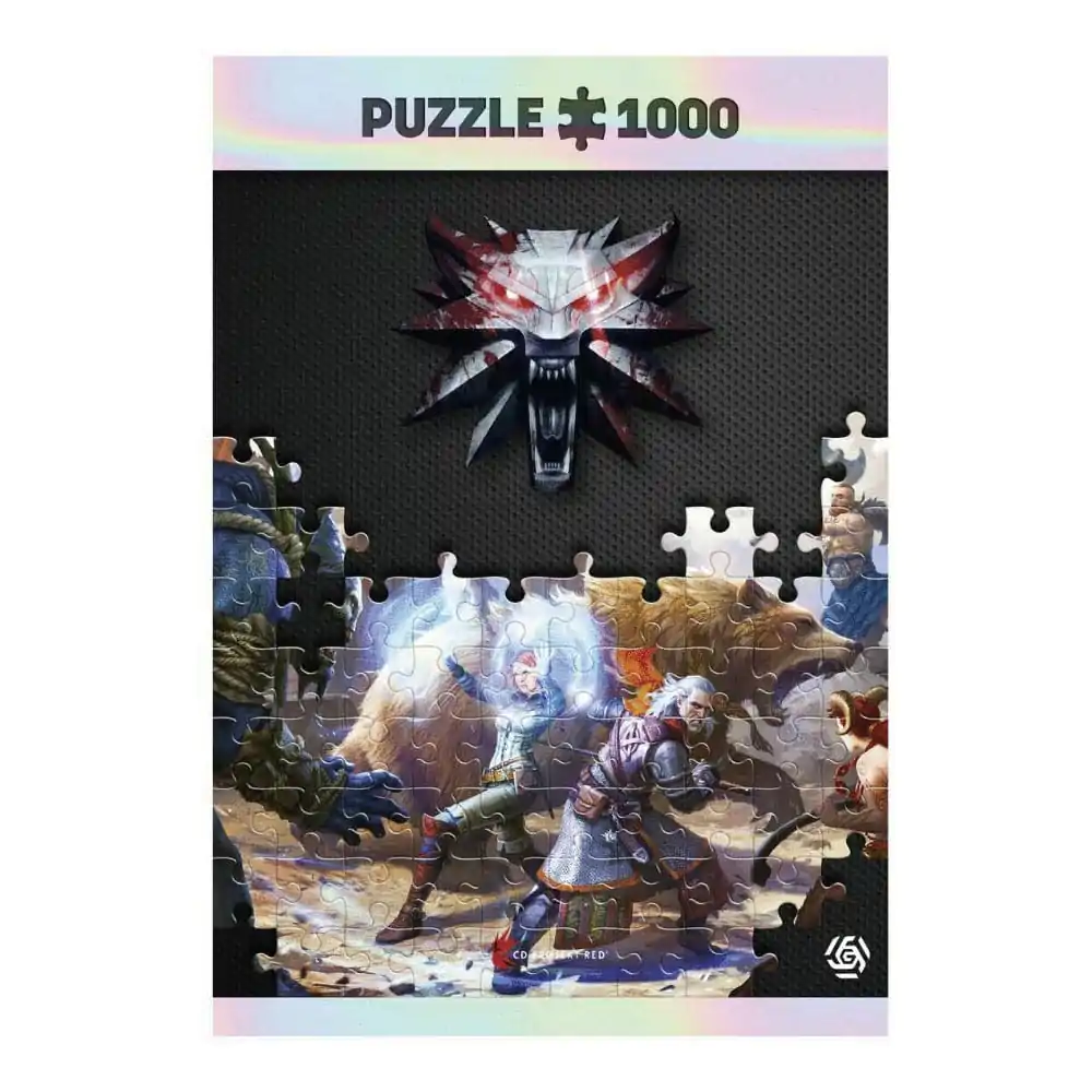 The Witcher III: Wild Hunt Gaming Puzzle Geralt & Triss in Battle (1000 dijelova) fotografija proizvoda