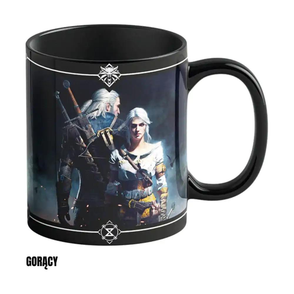 The Witcher III: Wild Hunt šalica koja mijenja boju na toplinu Geralt & Ciri 480 ml fotografija proizvoda