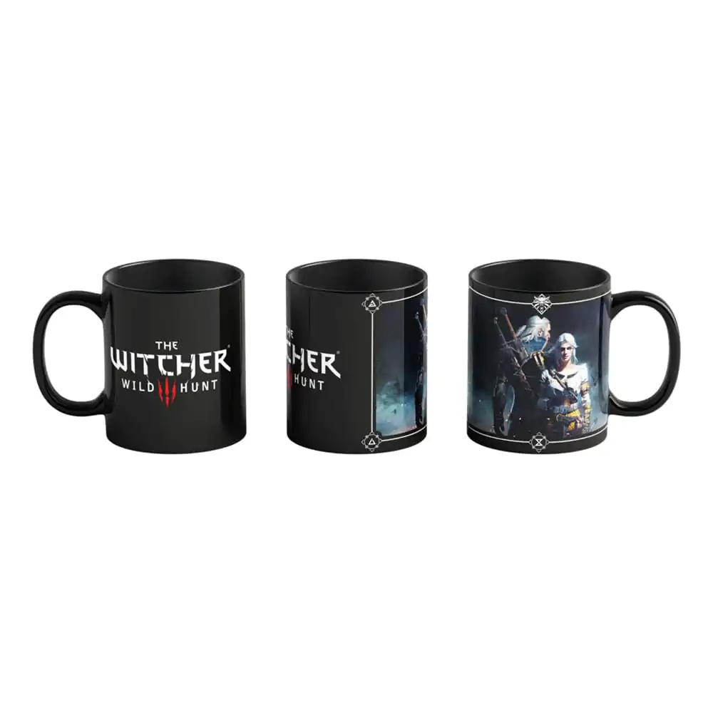 The Witcher III: Wild Hunt šalica koja mijenja boju na toplinu Geralt & Ciri 480 ml fotografija proizvoda