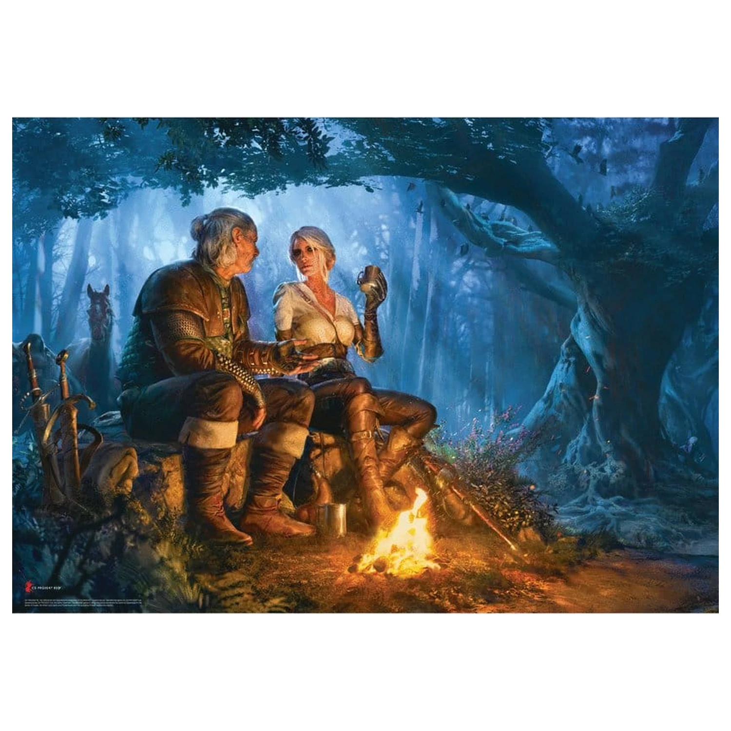 The Witcher Puzzle Putovanje Ciri (1000 dijelova) fotografija proizvoda