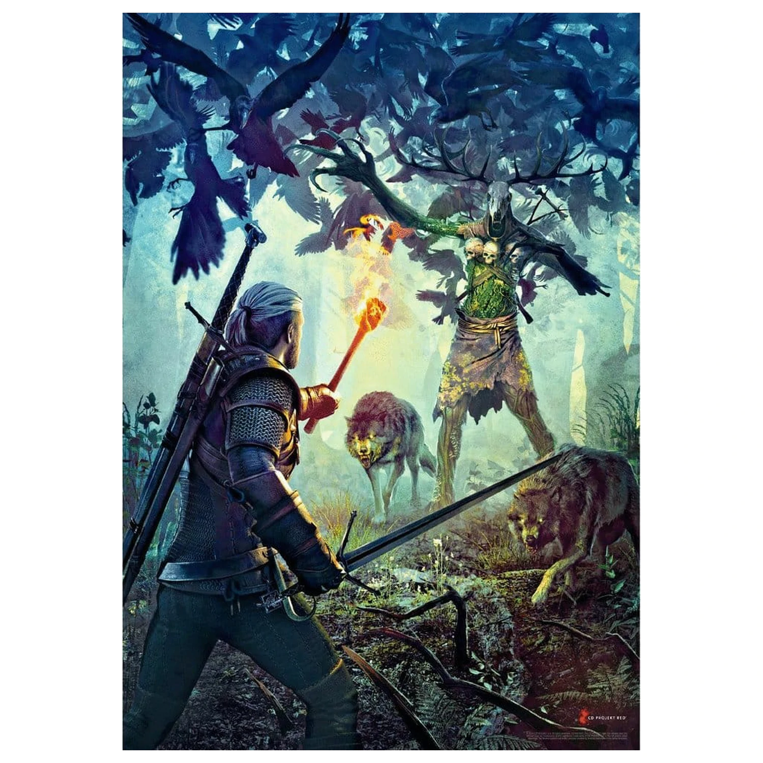The Witcher Puzzle Leshen (1000 komada) fotografija proizvoda