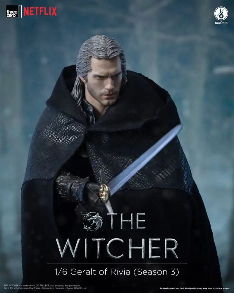 The Witcher Season 3 Action Figure 1/6 Geralt of Rivia 31 cm Figura fotografija proizvoda