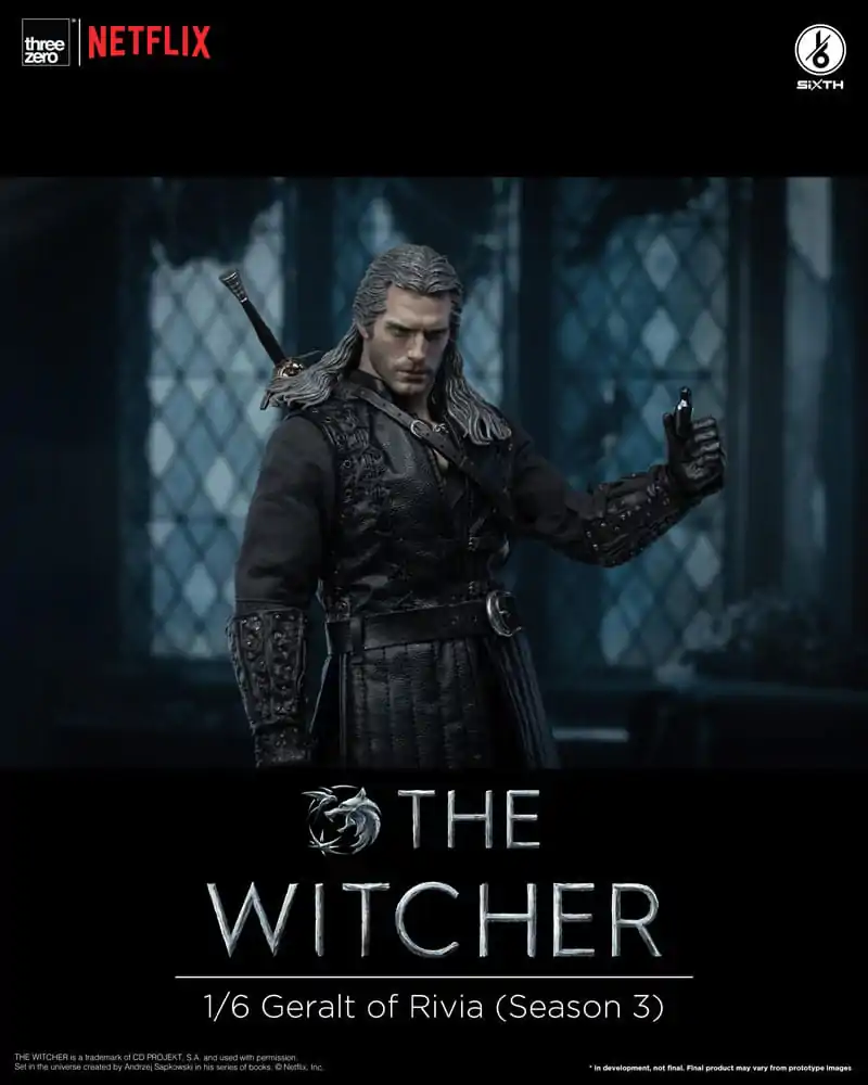 The Witcher Season 3 Action Figure 1/6 Geralt of Rivia 31 cm Figura fotografija proizvoda