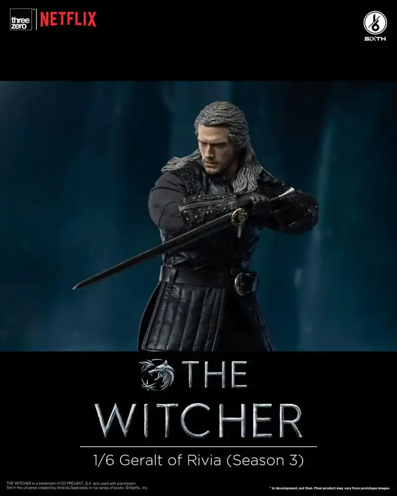 The Witcher Season 3 Action Figure 1/6 Geralt of Rivia 31 cm Figura fotografija proizvoda