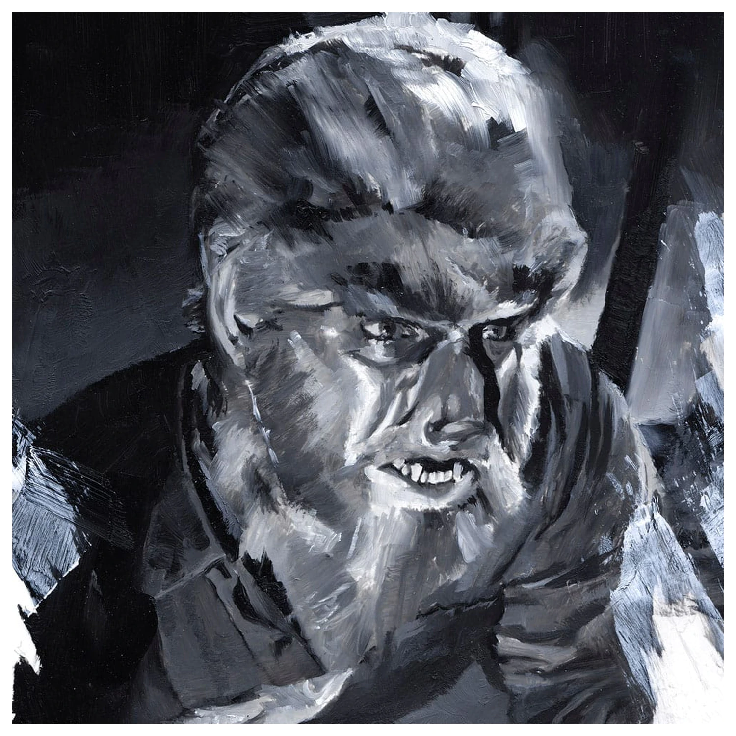 The Wolf Man Art Print The Wolf Man by Chris Valentine 41 x 31 cm - neuramljeno fotografija proizvoda