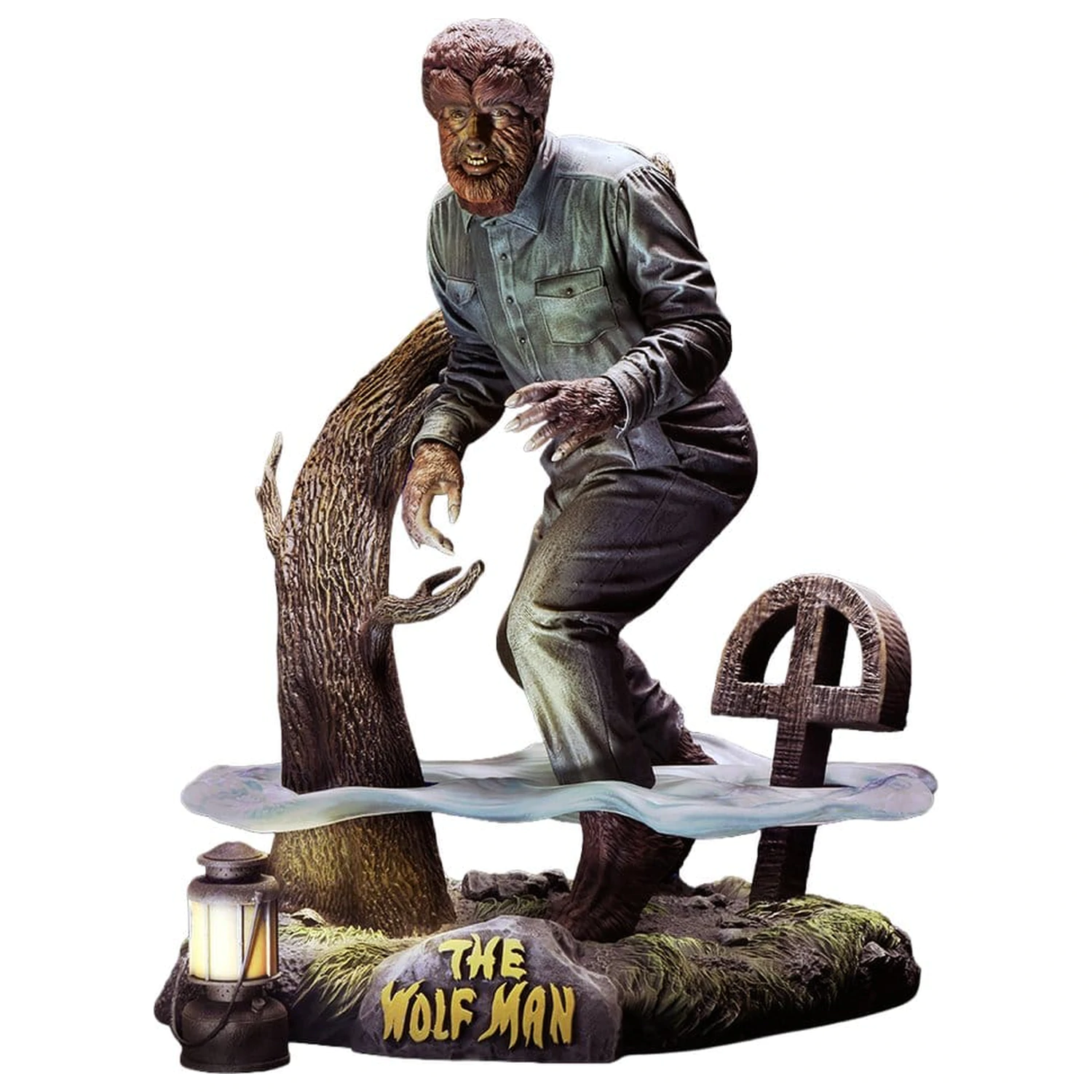 The Wolf Man Plastic Model Kit 1/8 Lon Chaney Jr. as Wolf Man 22 cm (Reprodukcija) fotografija proizvoda