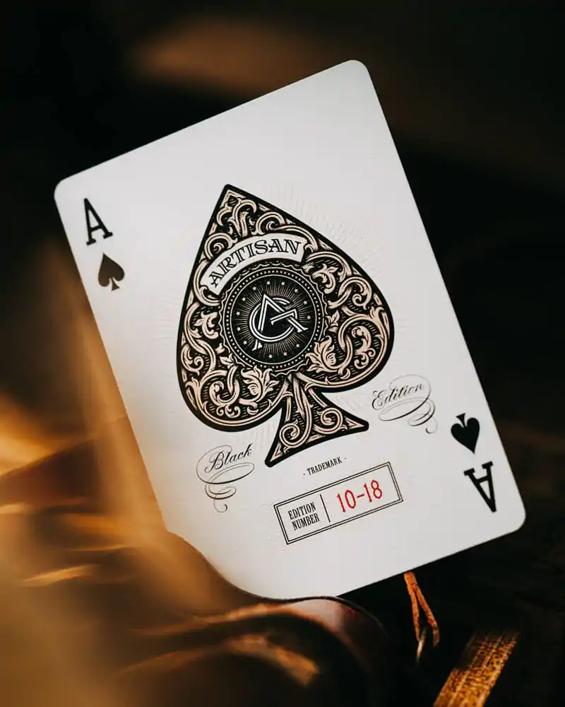 Theory Artisan Black Poker špil karata fotografija proizvoda