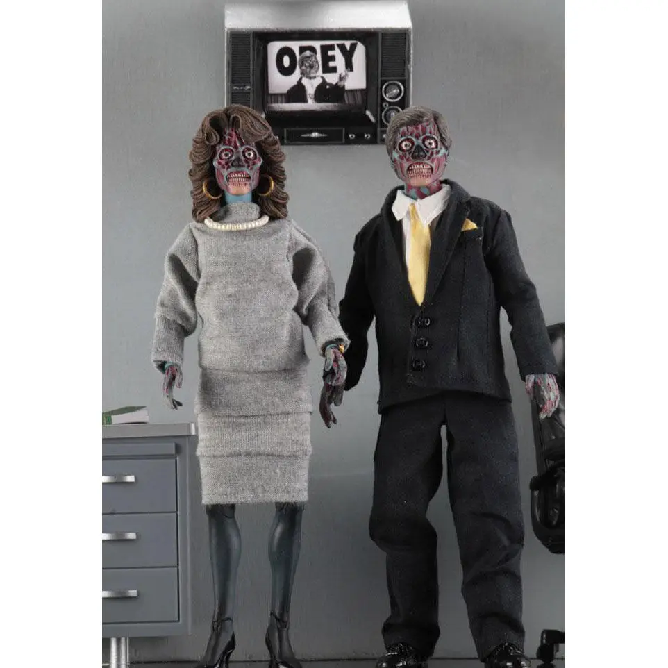 They Live Retro akcijske figure 2-Pack Aliens 20 cm fotografija proizvoda