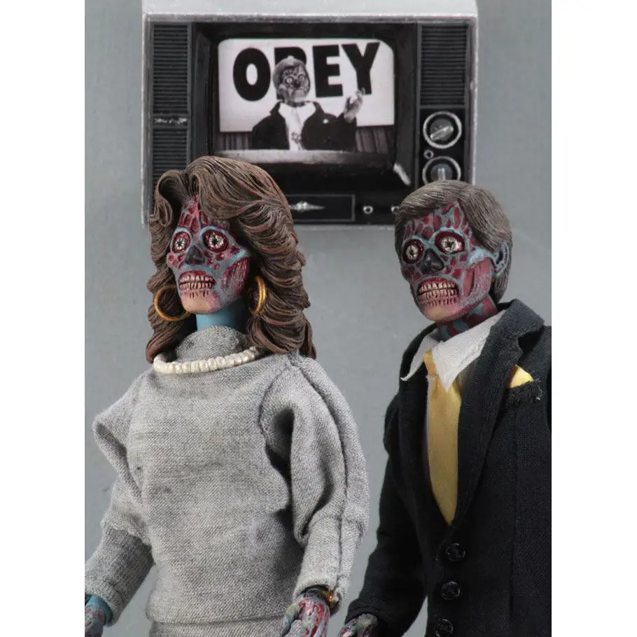 They Live Retro akcijske figure 2-Pack Aliens 20 cm fotografija proizvoda