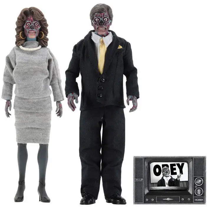 They Live Retro akcijske figure 2-Pack Aliens 20 cm fotografija proizvoda