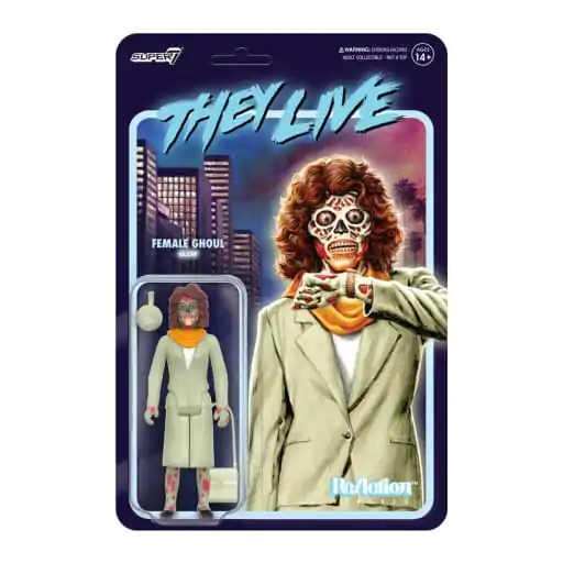 They Live ReAction akcijska figura val 02 ženski ghoula (svijetli u mraku) 10 cm fotografija proizvoda