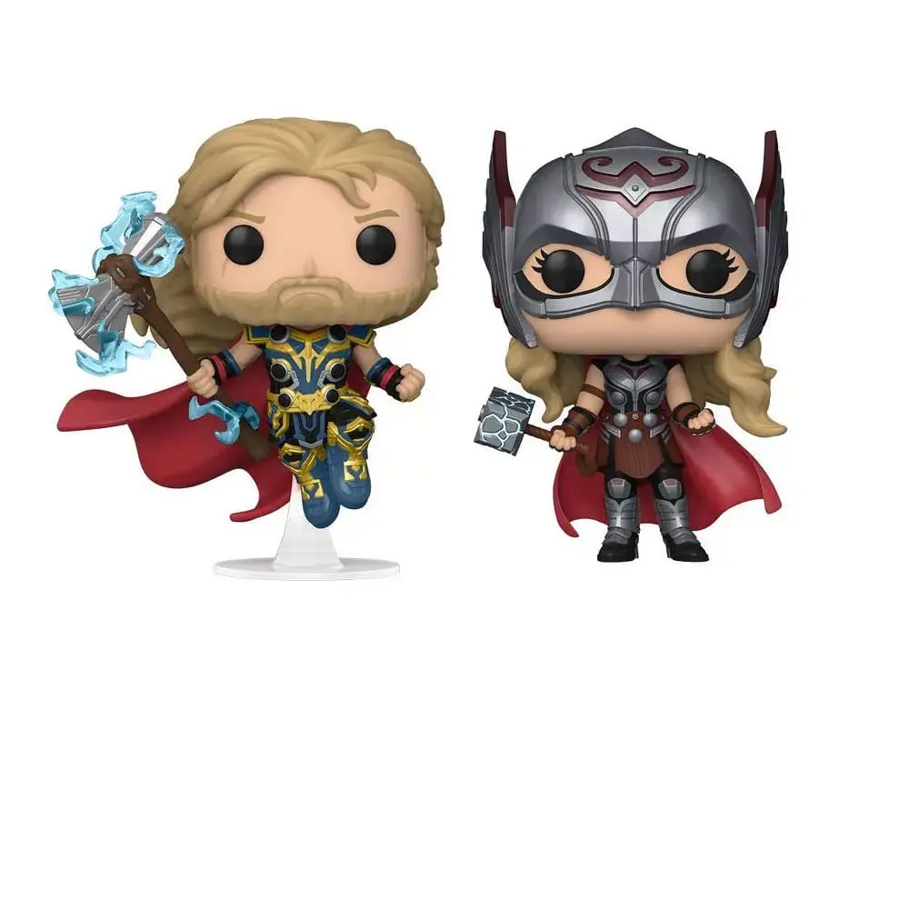 Thor: Love and Thunder POP! Vinil Figure Set od 2 Thor & Mighty Thor 9 cm fotografija proizvoda