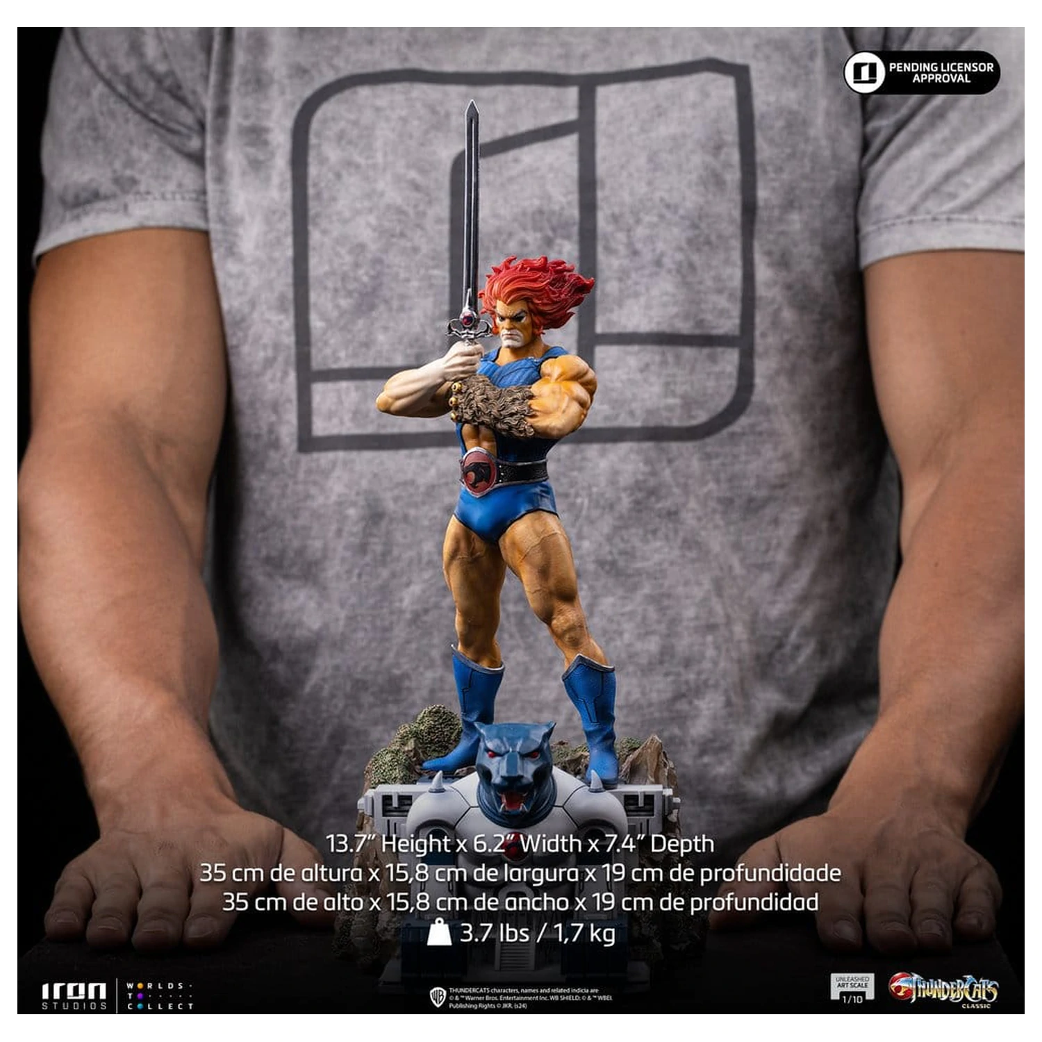 ThunderCats Art Scale kip 1/10 Lion-O Unleashed 35 cm fotografija proizvoda