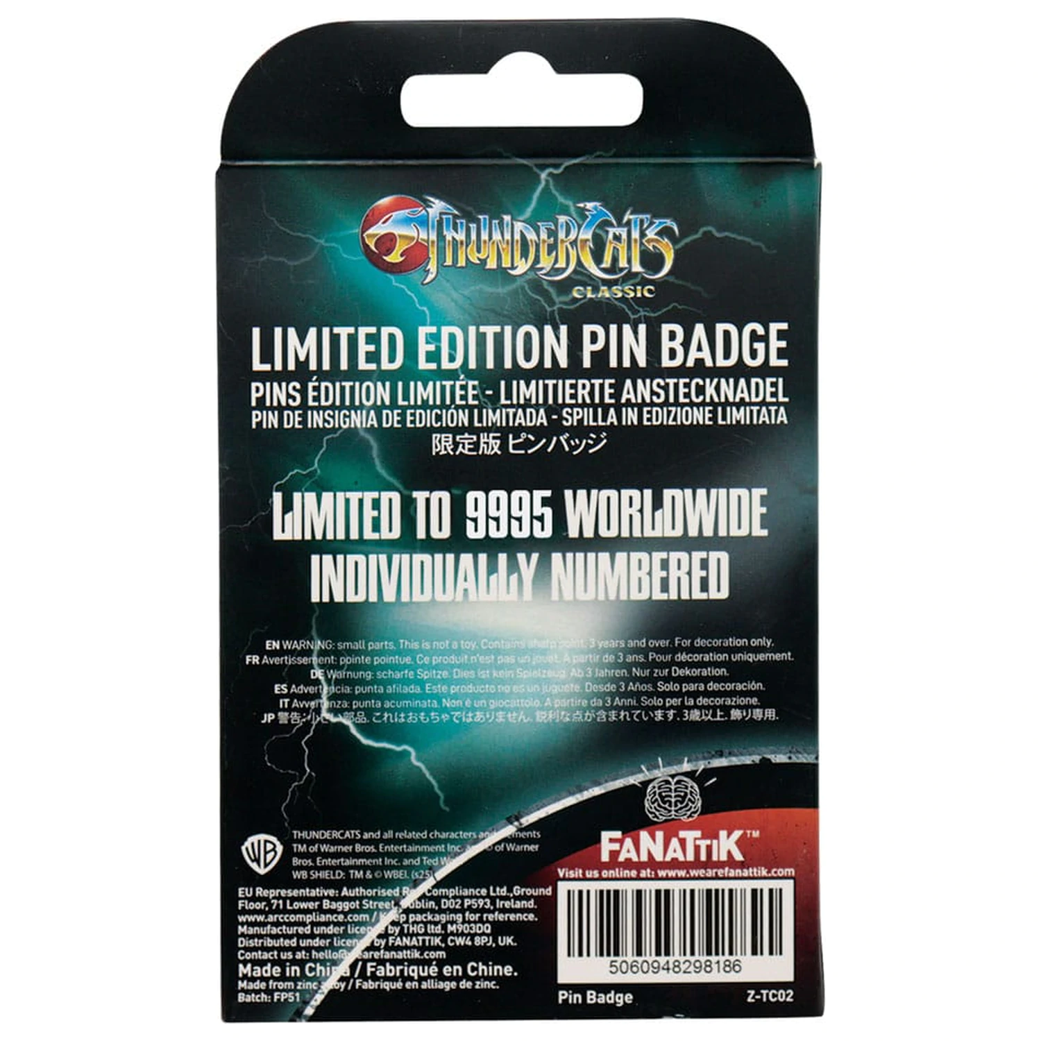 Thundercats Pin Značka Mumm-Ra Limited Edition fotografija proizvoda