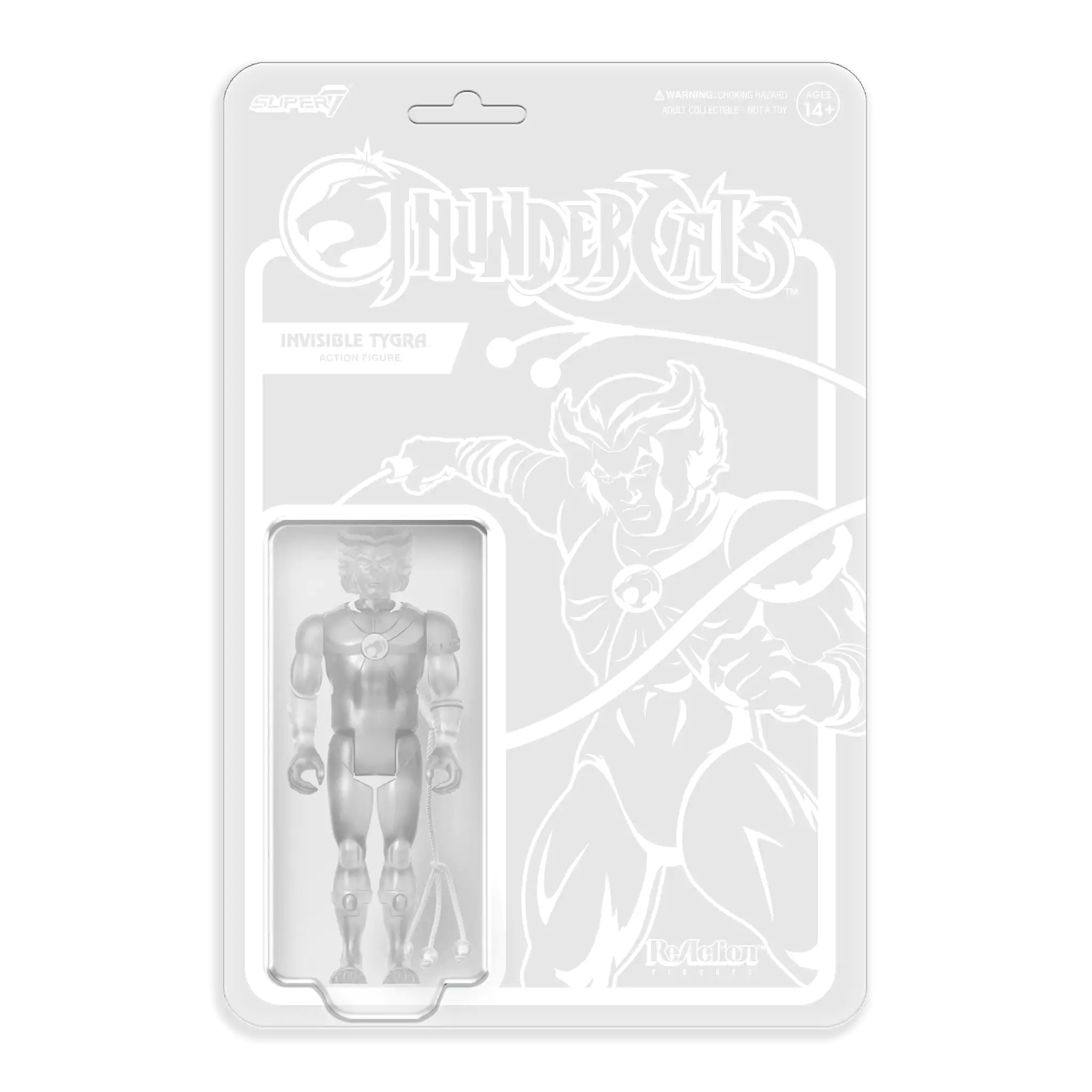 Thundercats ReAction akcijska figura Tygra (Clear) 10 cm fotografija proizvoda