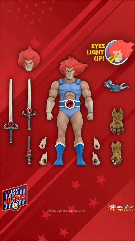 Thundercats Ultimates akcijska figura Lion-O (LED Eyes) 18 cm fotografija proizvoda