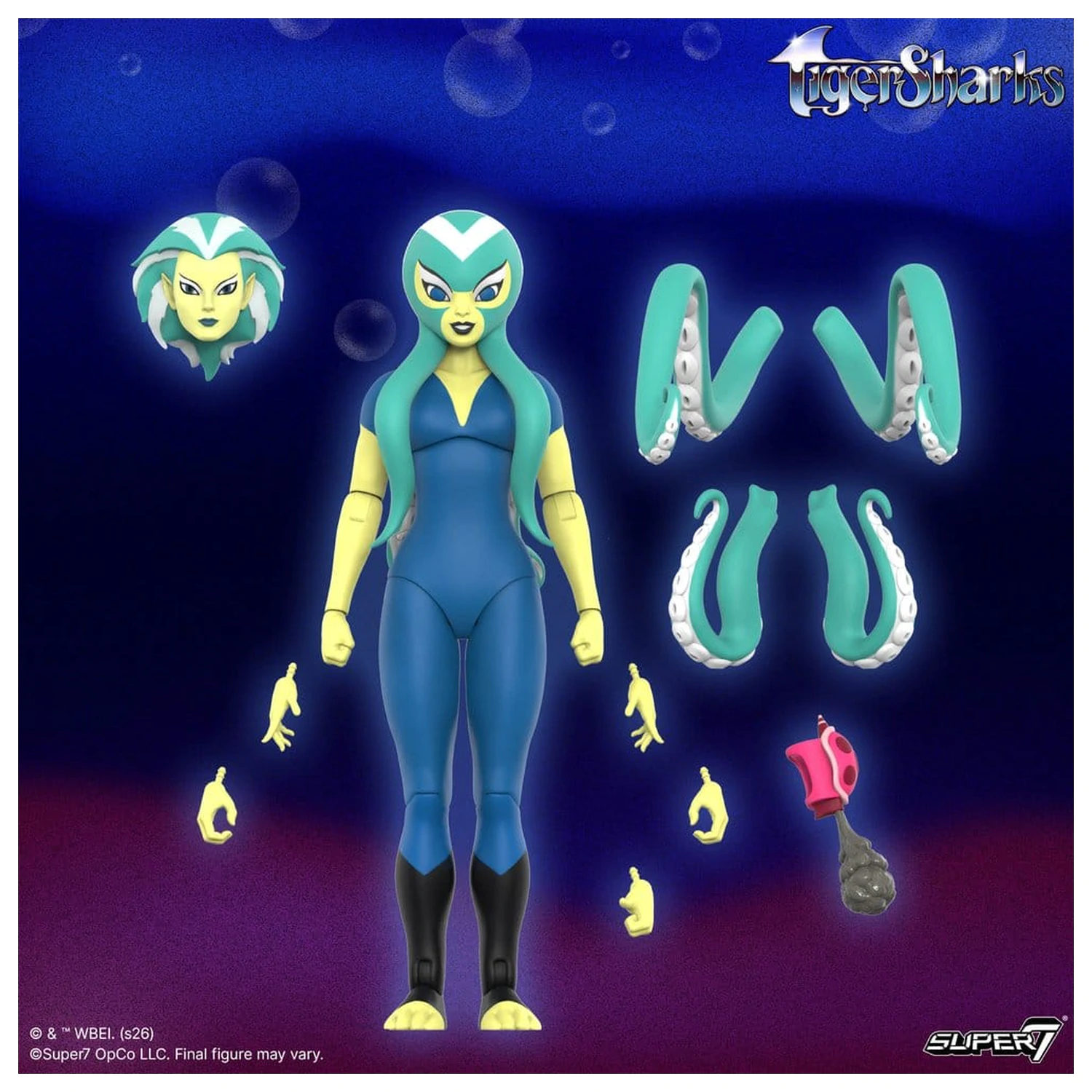 TigerSharks Ultimates Wave 01 Akcijska figura Octavia (Hybrid) 18 cm fotografija proizvoda