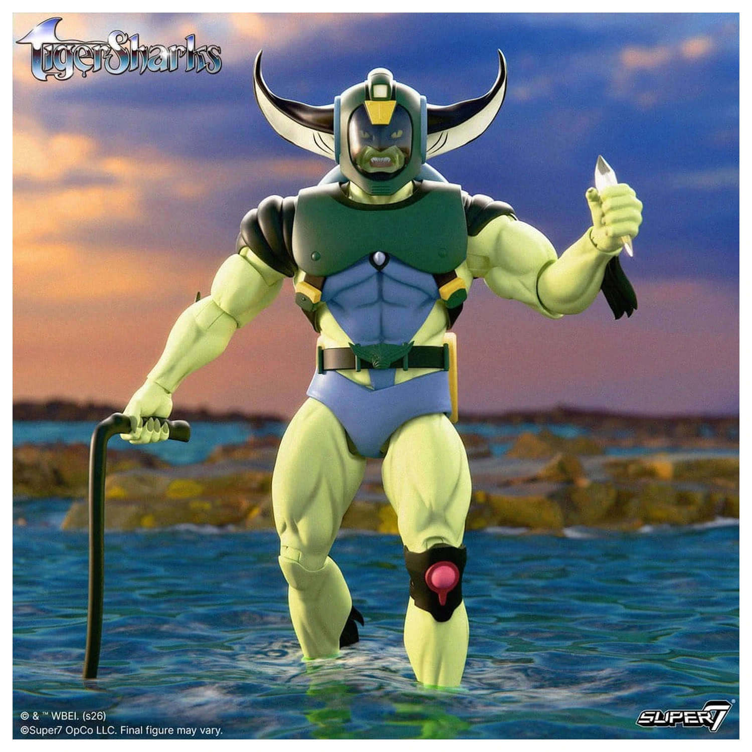 TigerSharks Ultimates Wave 01 Akcijska figura T-Ray 18 cm fotografija proizvoda