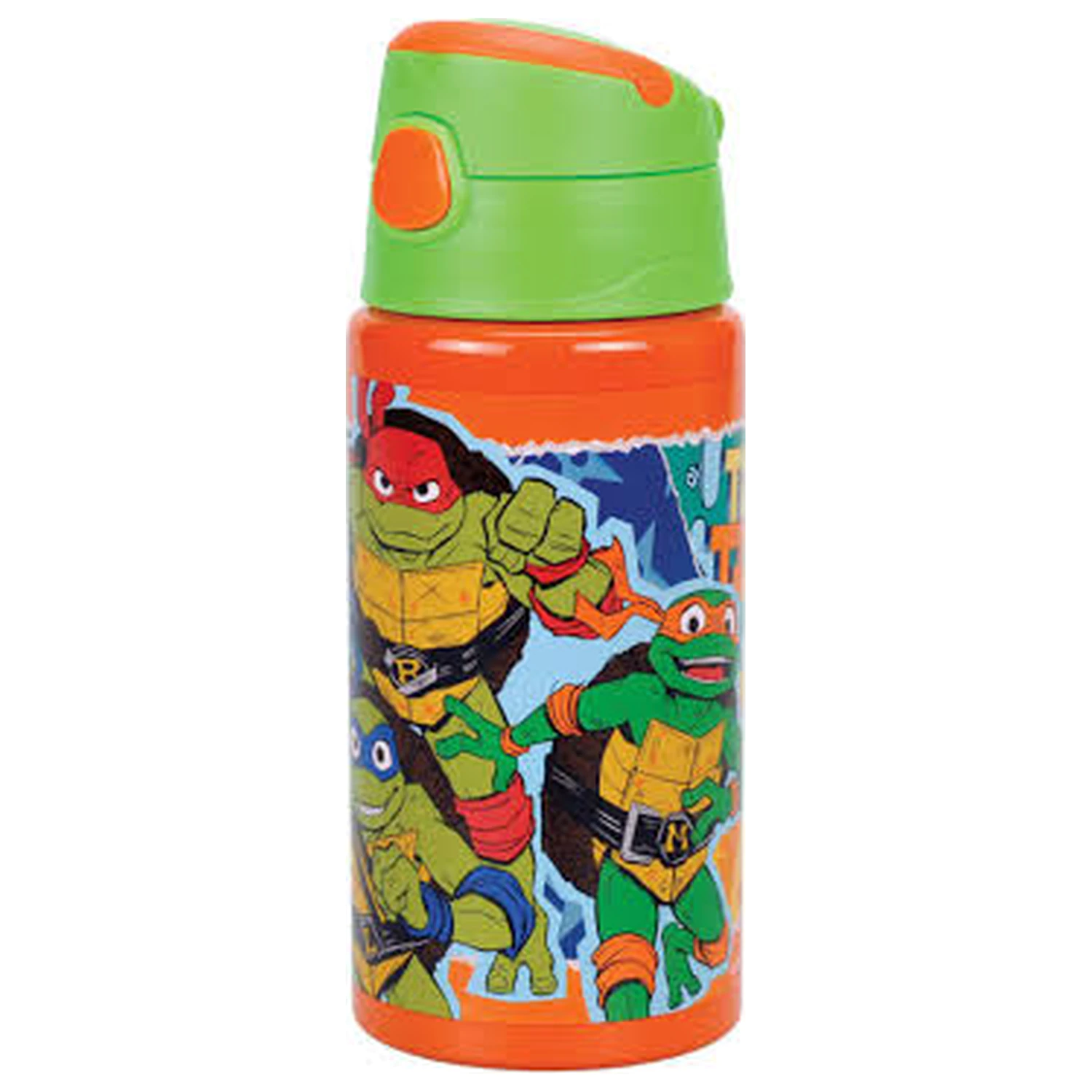 Teenage Mutant Ninja Turtles Pizza Power Aluminijska boca za vodu sa slamkom i kukom 500 ml fotografija proizvoda