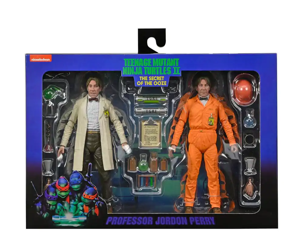 TMNT II: The Secret of the Ooze akcijska figura 2-Pack Lab Coat Professor Perry and Hazmat Suit Professor Perry 18 cm fotografija proizvoda