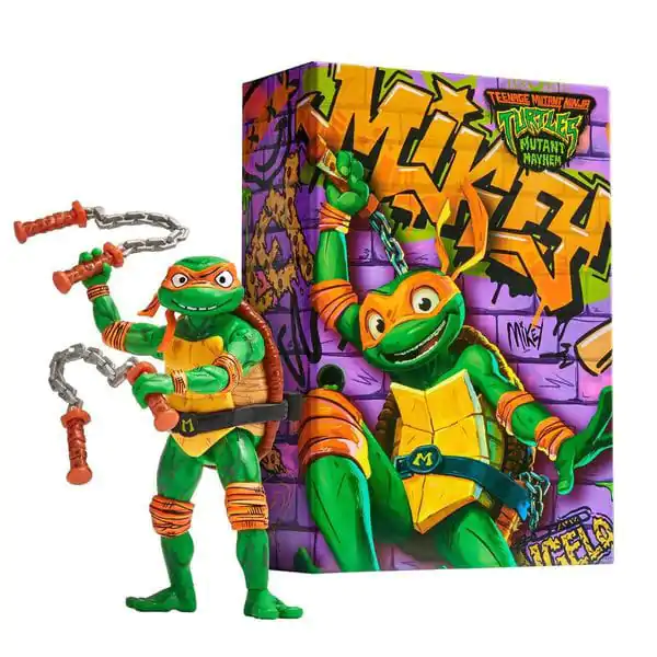 Teenage Mutant Ninja Turtles: Mutant Mayhem Action figura Comic Con Michelangelo 18 cm fotografija proizvoda