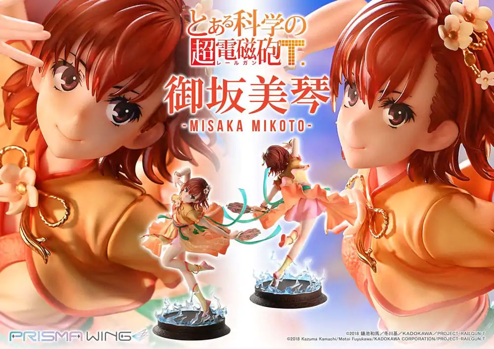 To Aru Kagaku no Railgun Prisma Wing PVC Kip 1/7 Misaka Mikoto 22 cm fotografija proizvoda