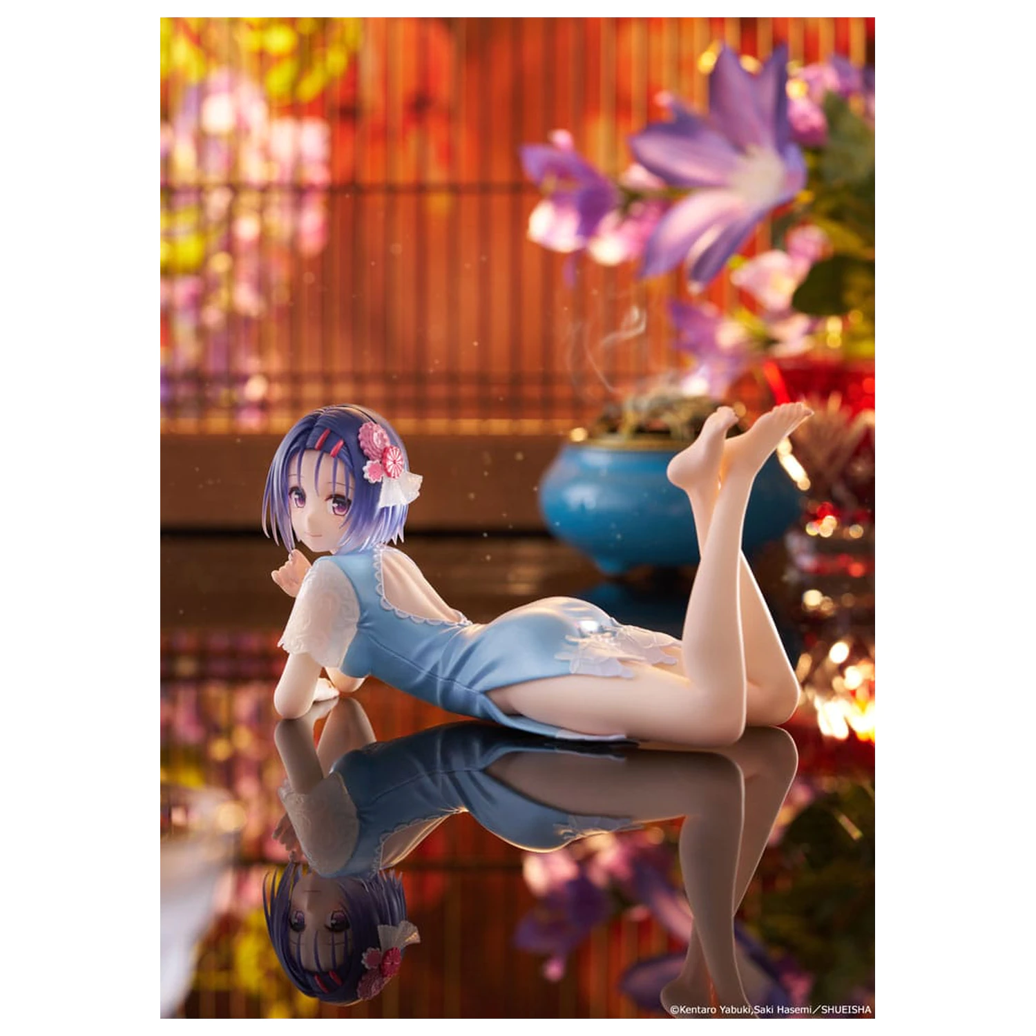 To Love-Ru Darkness PVC kip desktop slatka figurica Haruna Sairenji (China Dress Ver.) 13 cm fotografija proizvoda