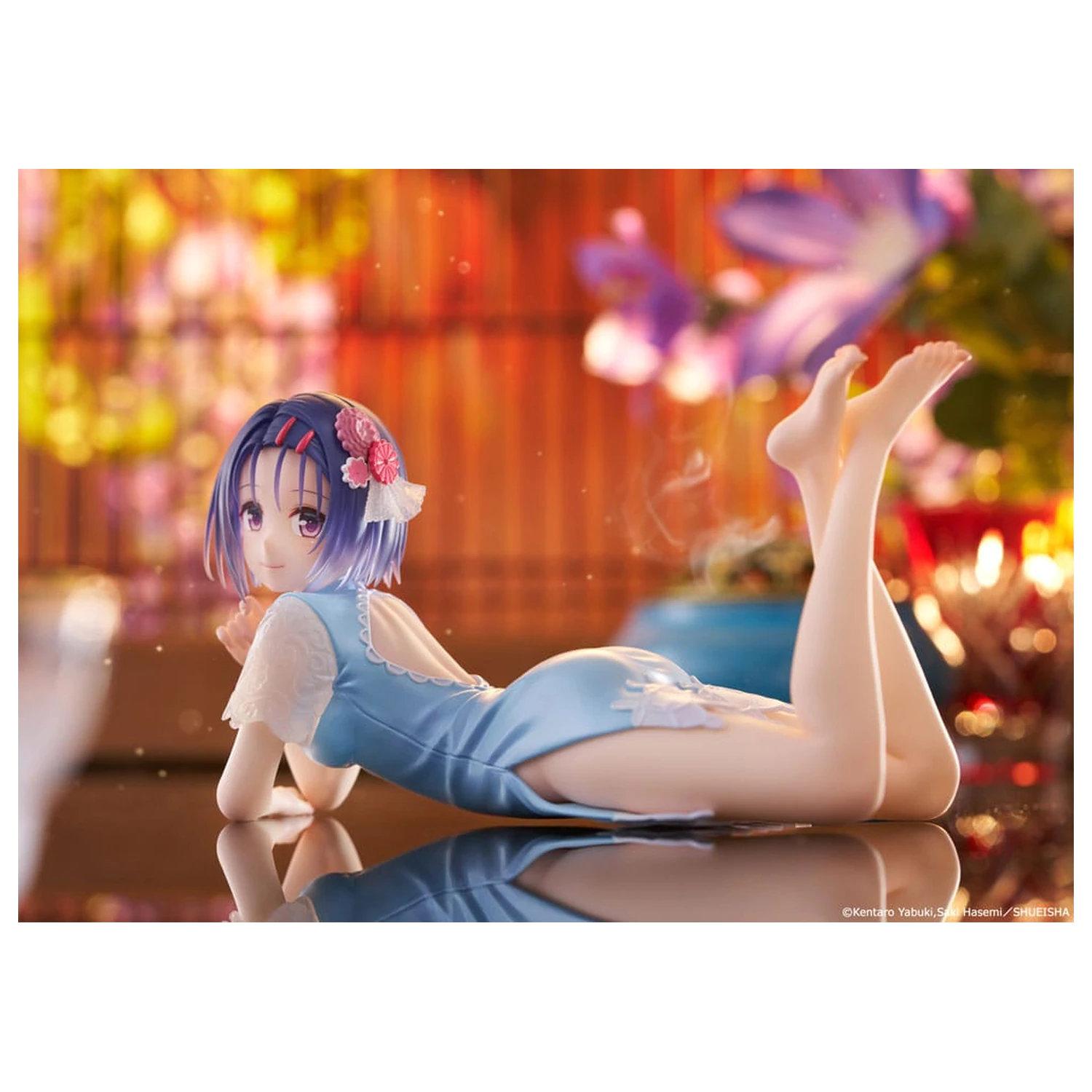 To Love-Ru Darkness PVC kip desktop slatka figurica Haruna Sairenji (China Dress Ver.) 13 cm fotografija proizvoda