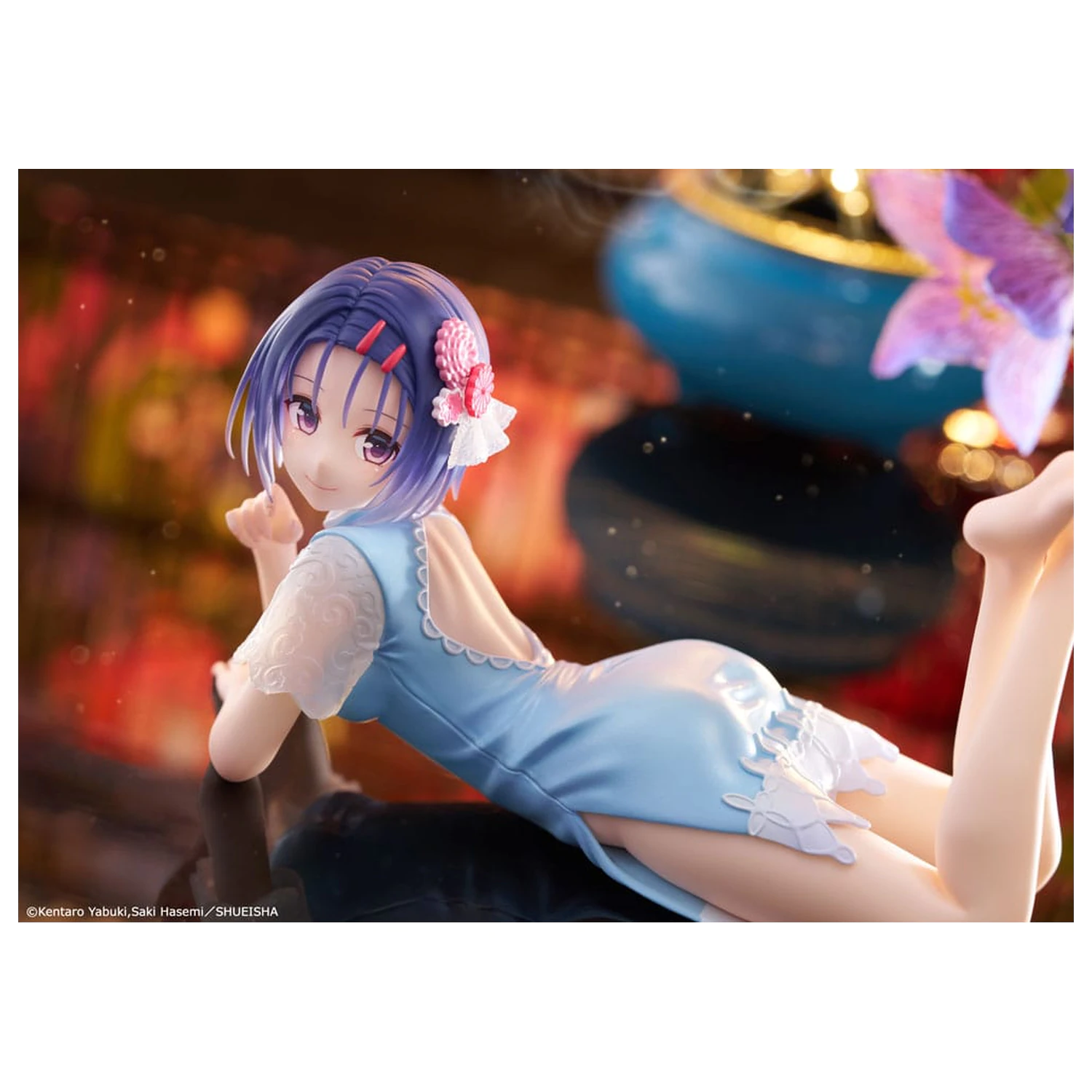 To Love-Ru Darkness PVC kip desktop slatka figurica Haruna Sairenji (China Dress Ver.) 13 cm fotografija proizvoda