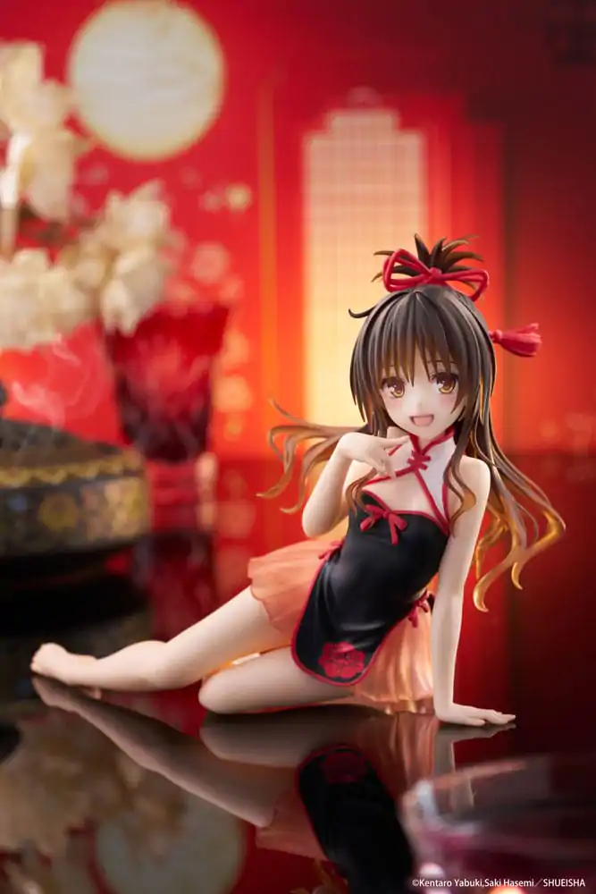 To Love-Ru Darkness PVC statua Stolna Slatka figura Mikan Yuki Chinese Dress Ver. 13 cm fotografija proizvoda