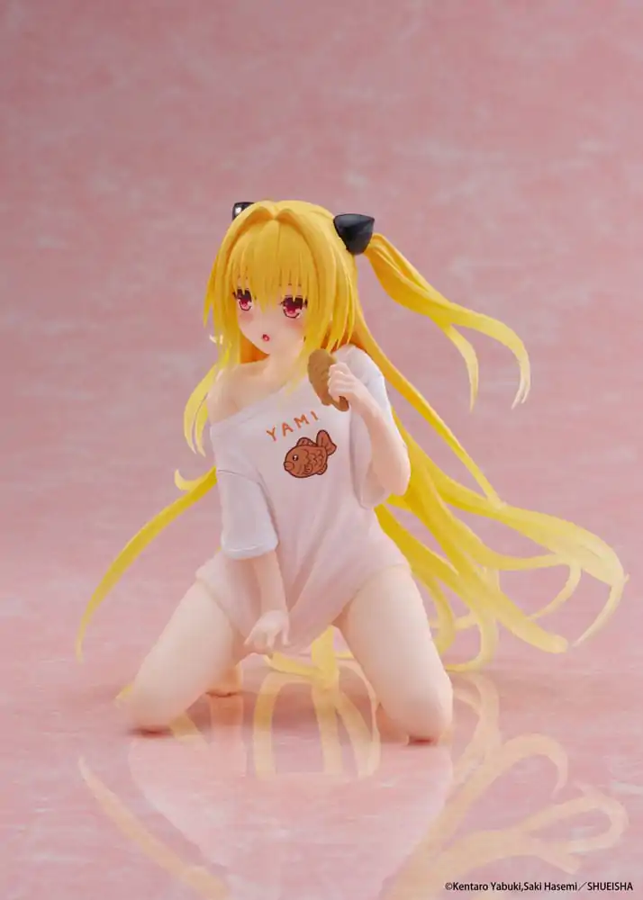 To Love-Ru Darkness PVC figura Stolna slatka figura Golden Darkness Roomwear Ver. 13 cm fotografija proizvoda